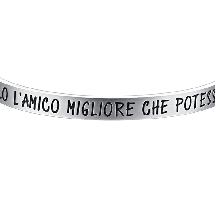 MEN'S BRACELET IN STEEL BROTHER THE BEST FRIEND YOU COULD HAVE