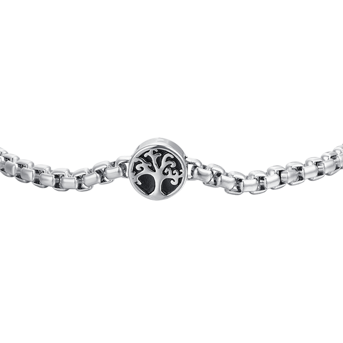 BRACELET HOMME EN ACIER ARBRE DE VIE