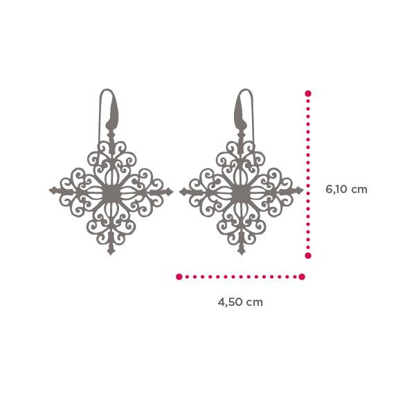 Black/Red Cathedral Earrings