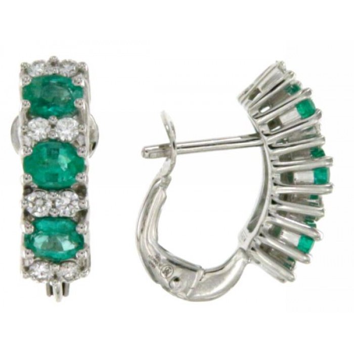 BR EMERALD EARRINGS