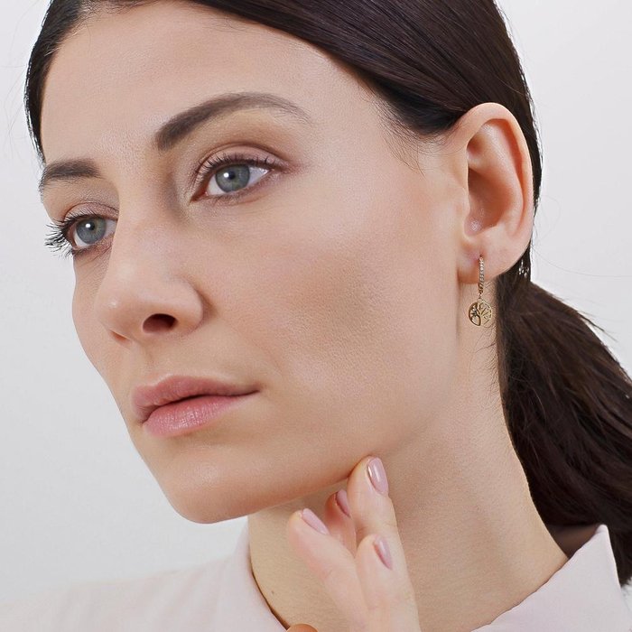 Boucle d'oreille Arbre de Vie CHAKRA