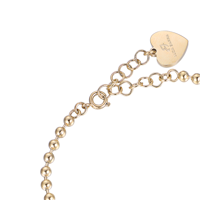 BRACELET FEMME EN ACIER PLAQUÉ BOULE