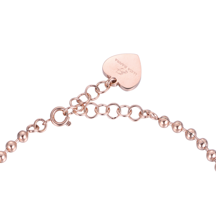 BRACELET FEMME EN ACIER PLAQUÉ BOULE