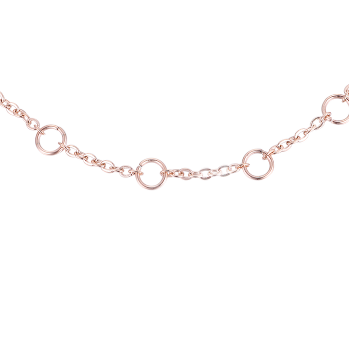 WOMEN'S STEEL BRACELET WITH CIRCLES