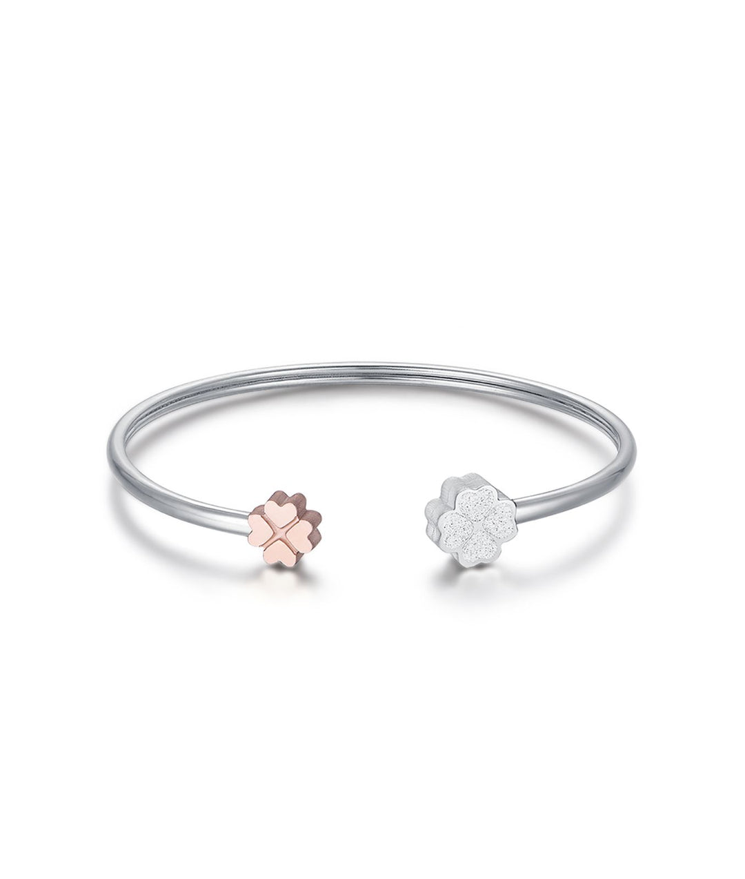 Bracciale quadrifogli con glitter - gioielleriaperdichizzi.it