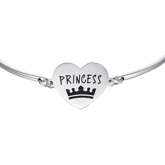 WOMEN'S STEEL BRACELET WITH PRINCESS WRITING