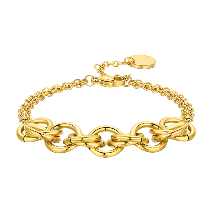 IP GOLD STEEL BRACELET