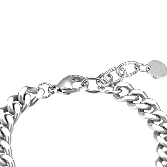 BRACCIALE DONNA IN ACCIAIO CON ELEMENTO E CRISTALLI