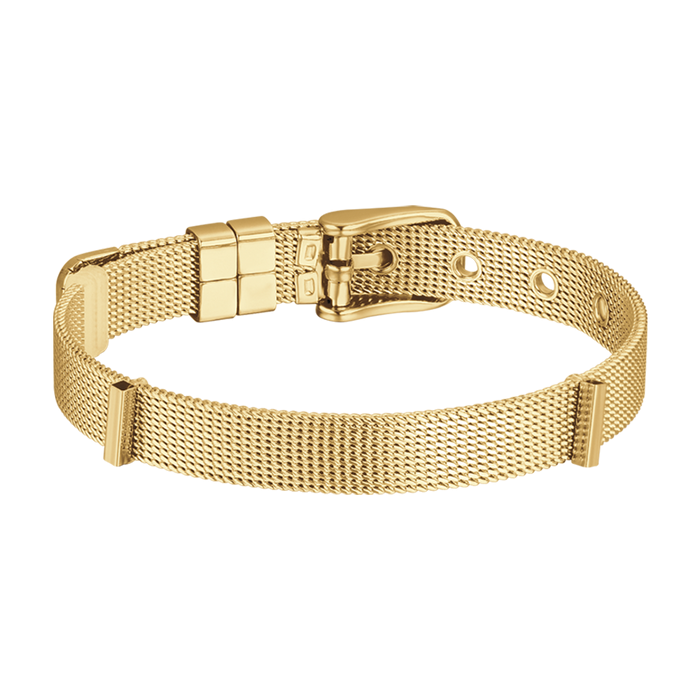 BRACELET FEMME PERSONNALISÉ EN ACIER MAILLE MILAN