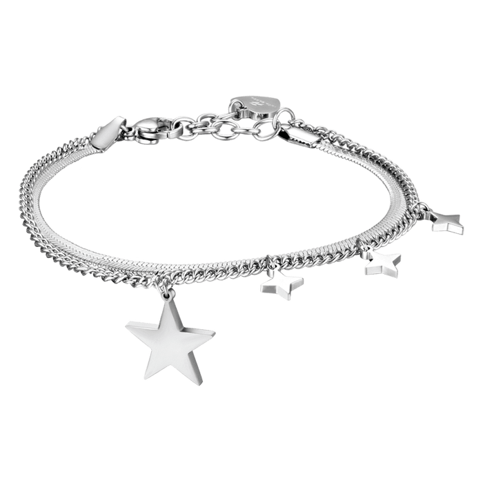 WOMEN'S BRACELET IN IP GOLD STEEL WITH STAR