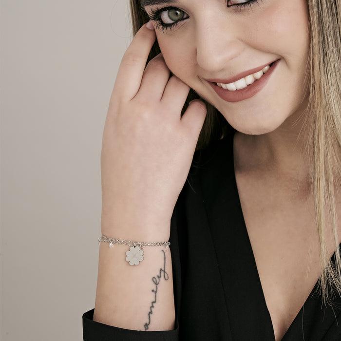 WOMEN'S BRACELET IN IP GOLD STEEL WITH STAR