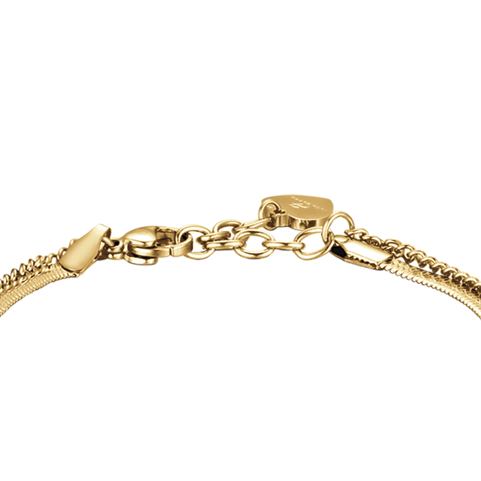 BRACCIALE DONNA IN ACCIAIO IP GOLD CON STELLA
