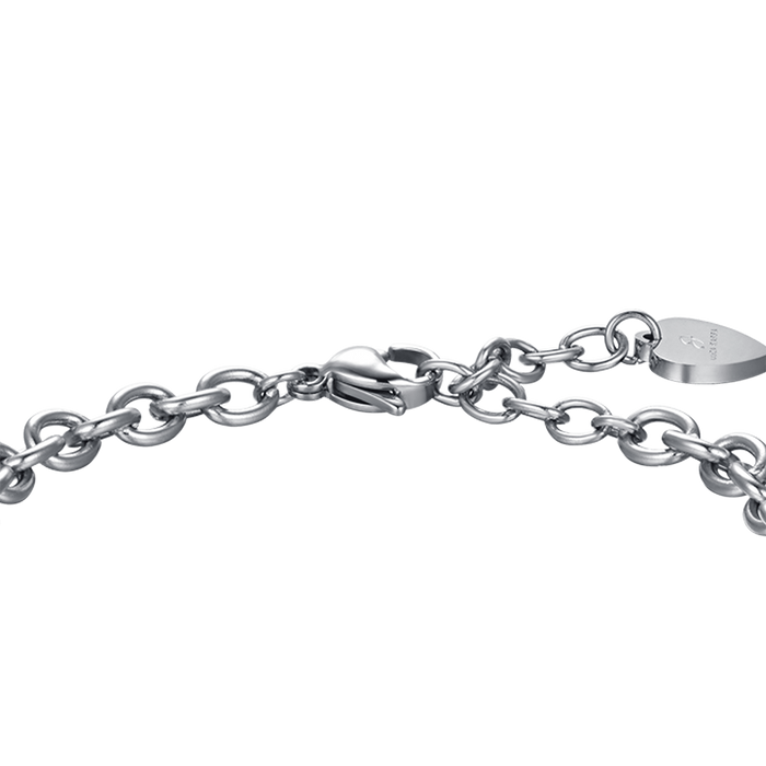 BRACELET EN ACIER POUR FEMME LES AMIS SONT LES SŒURS QUE VOUS CHOISISSEZ AVEC DE L'ÉMAIL