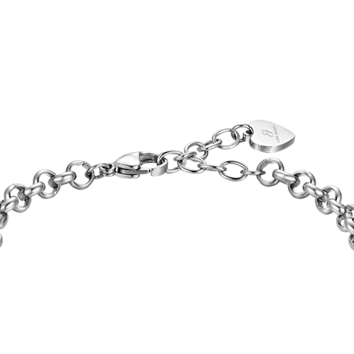 BRACCIALE DONNA IN ACCIAIO CON CHARMS