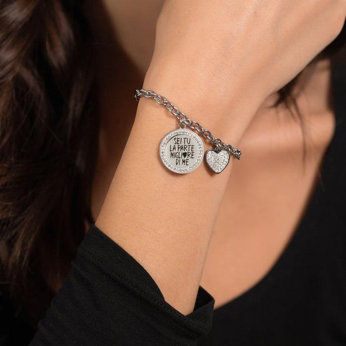 WOMEN'S STEEL BRACELET YOU ARE THE BEST PART OF ME