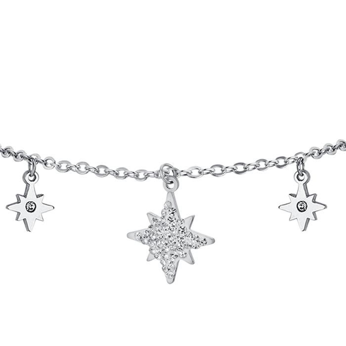 BRACELET FEMME EN ACIER AVEC ÉTOILE SISSI