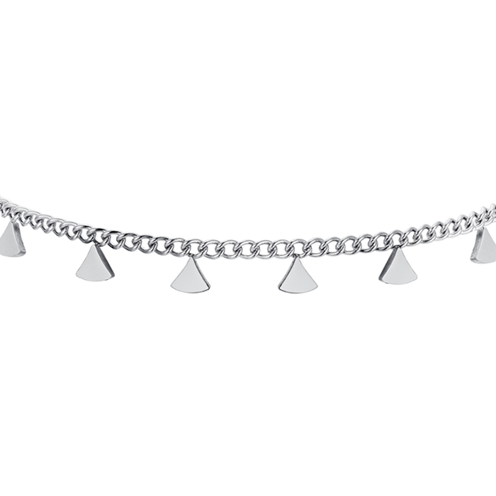 BRACCIALE DONNA IN ACCIAIO CON TRIANGOLI