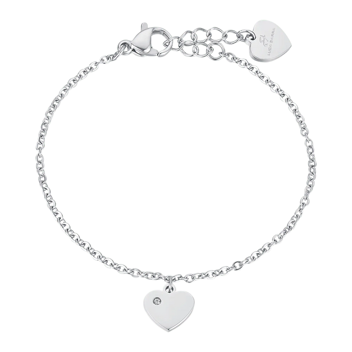 BRACELET EN ACIER POUR FILLE AVEC COEUR