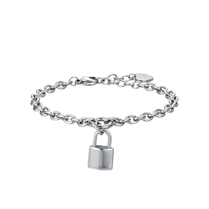 BRACCIALE DONNA IN ACCIAIO CON LUCCHETTO