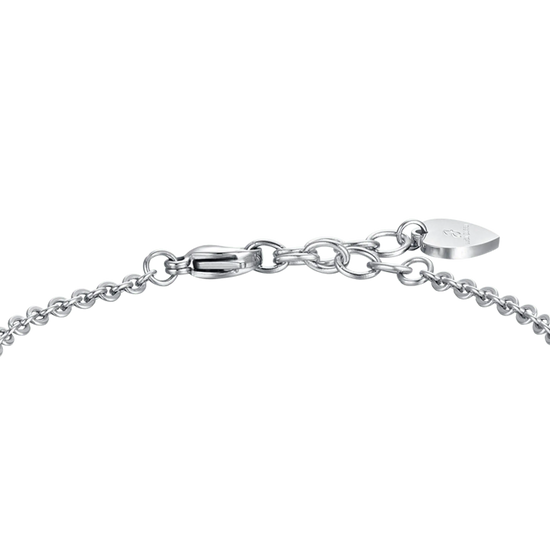 BRACCIALE DONNA IN ACCIAIO CON STELLA PUNTO LUCE ROSA