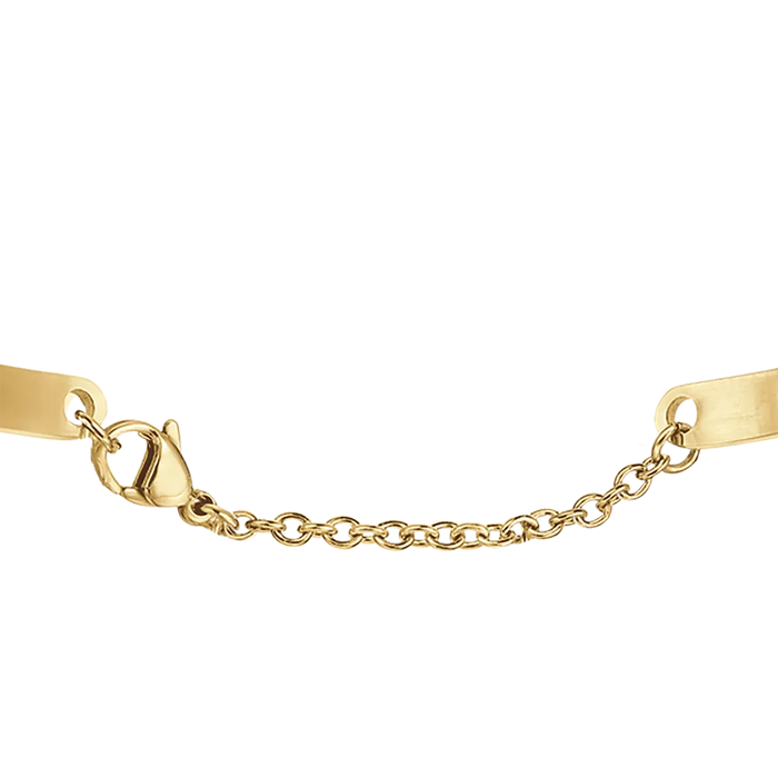 BRACCIALE DONNA IN ACCIAIO DORATO BE HAPPY FEEL GOOD