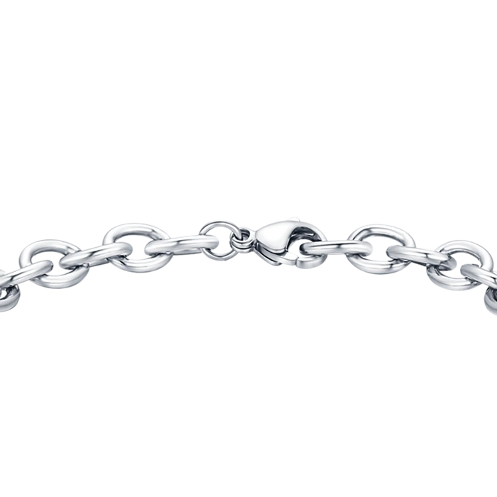 BRACCIALE UOMO IN ACCIAIO CON ELEMENTO IN ACCIAIO DORATO