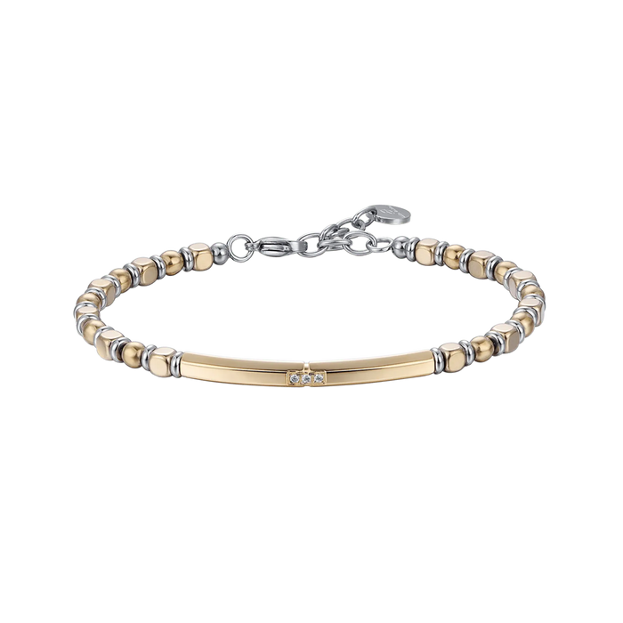 MEN'S BRACELET IN STEEL WITH HEMATITE STEEL