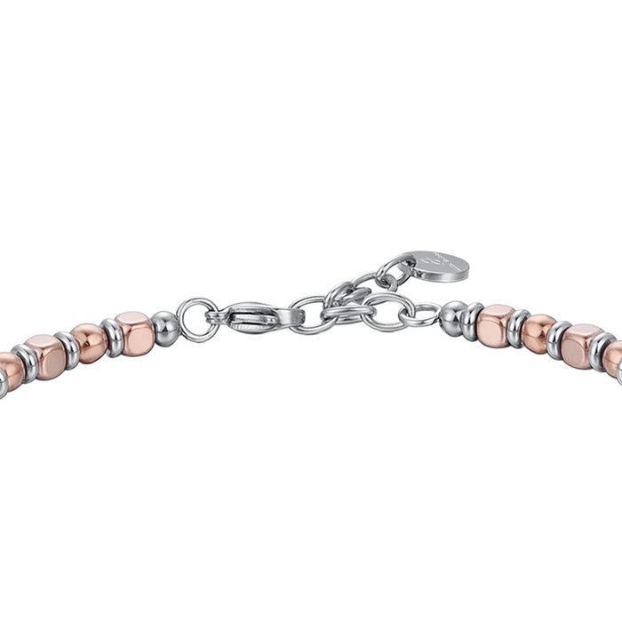 MEN'S BRACELET IN STEEL WITH HEMATITE STEEL