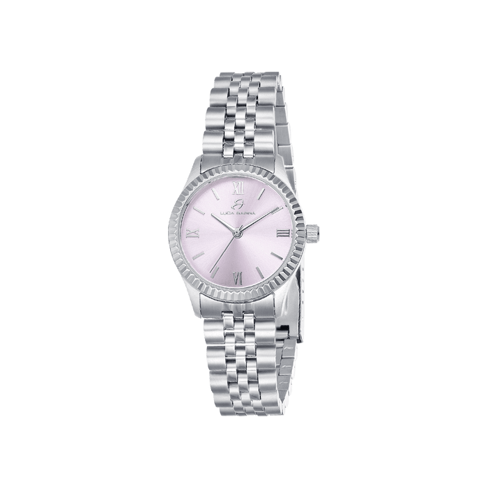WOMEN'S WATCH WITH STEEL CASE PINK DIAL