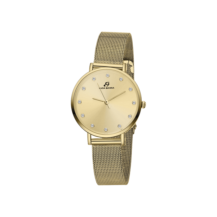 OROLOGIO DONNA IN ACCIAIO ROSA CON CASSA IN ACCIAIO ROSA