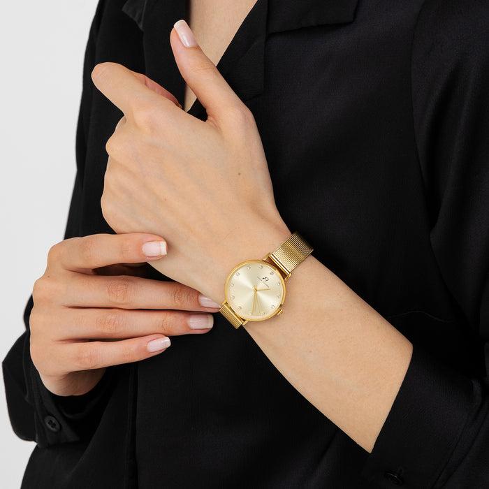 OROLOGIO DONNA IN ACCIAIO ROSA CON CASSA IN ACCIAIO ROSA