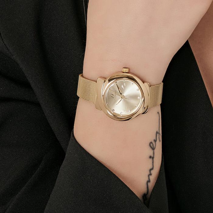 OROLOGIO DONNA IN ACCIAIO CON CASSA IP ROSE