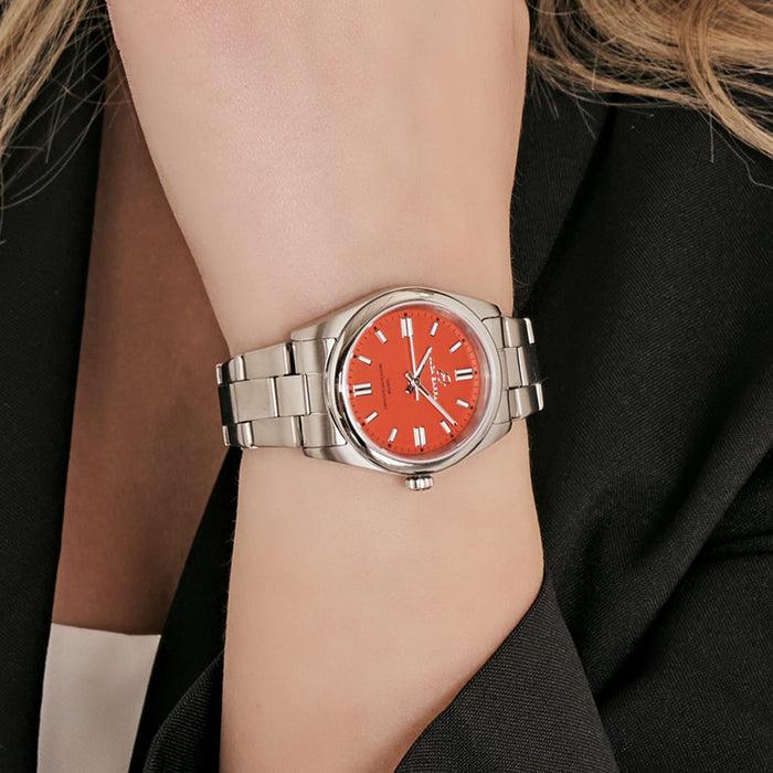 WOMEN'S STEEL WATCH IL DORATO WITH GOLDEN STEEL CASE