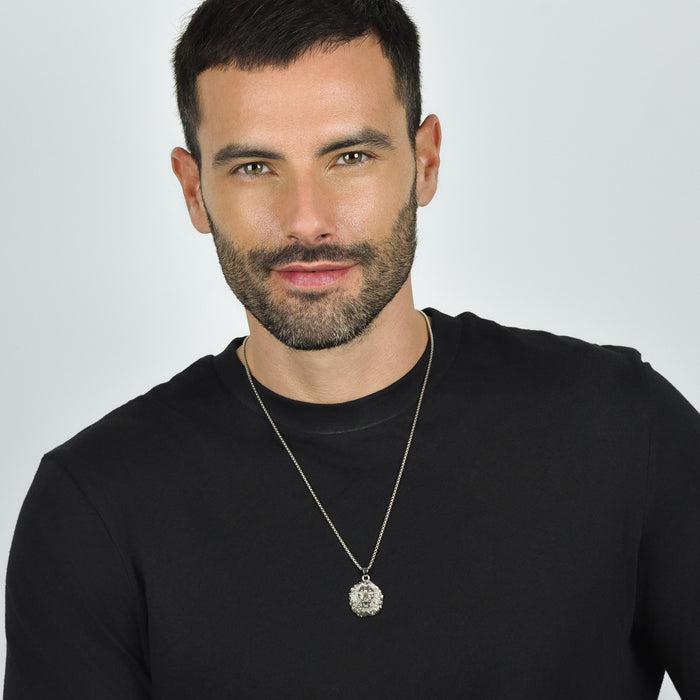 MEN'S LION HEAD STEEL NECKLACE