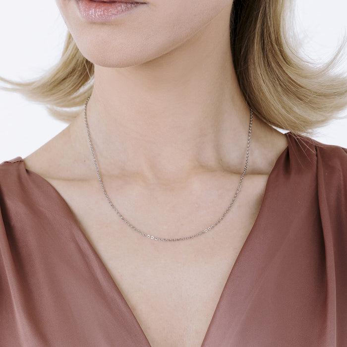 COLLIER FEMME EN ACIER POUR CHARMES
