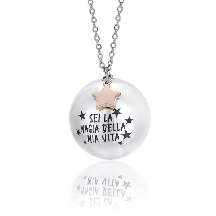COLLANA CHIAMA ANGELI "SEI LA MAGIA DELLA MIA VITA"