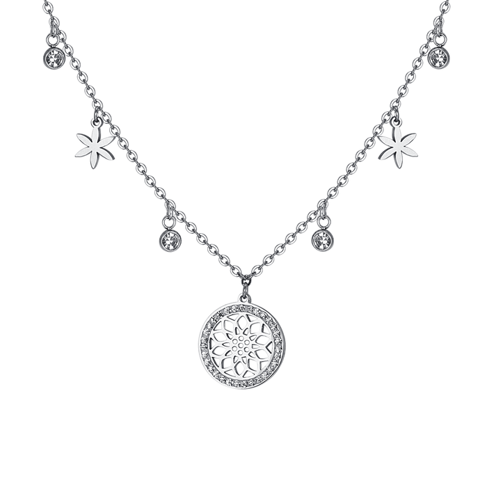 COLLANA DONNA IN ACCIAIO FIORE DELLA VITA