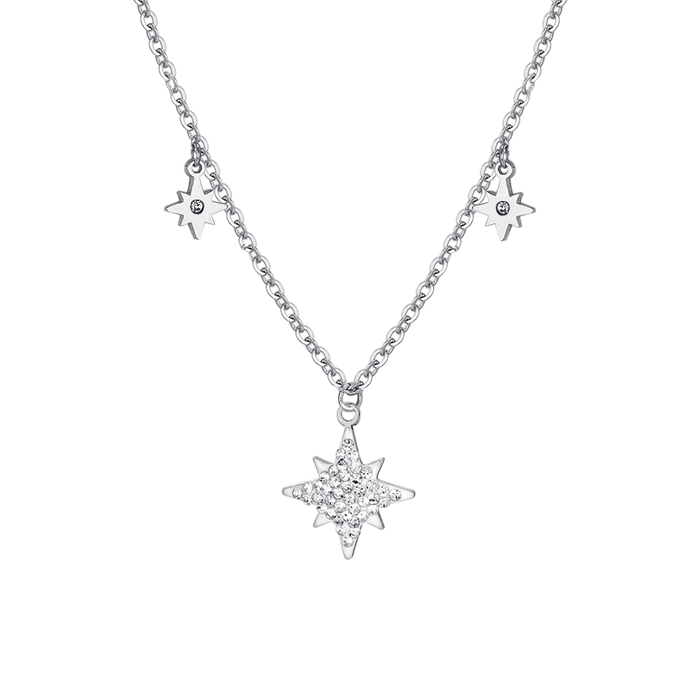 COLLANA DONNA IN ACCIAIO CON STELLA DI SISSI