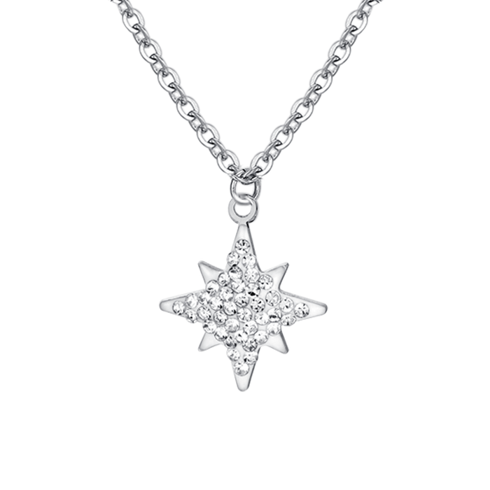 COLLANA DONNA IN ACCIAIO CON STELLA DI SISSI