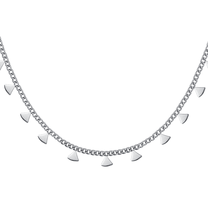 WOMEN'S STEEL NECKLACE WITH TRIANGLES