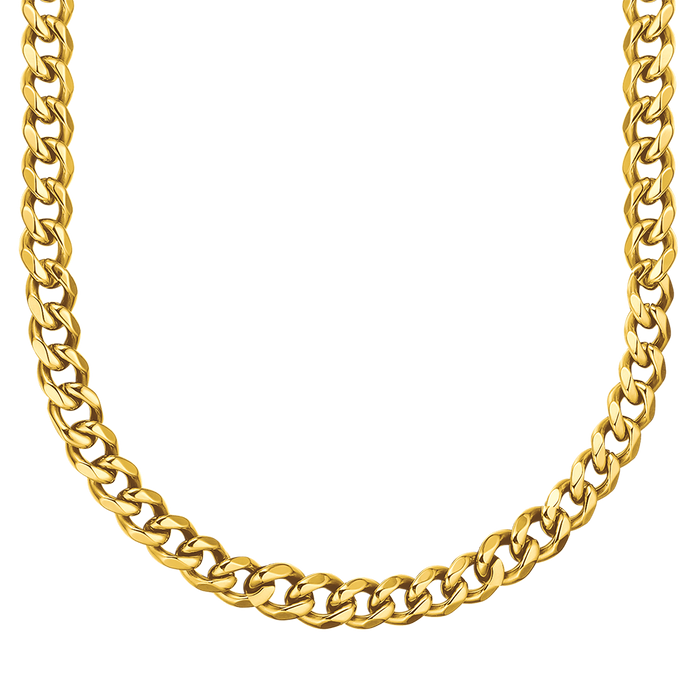 UNISEX STEEL NECKLACE WITH 11 MM CHAIN LINK