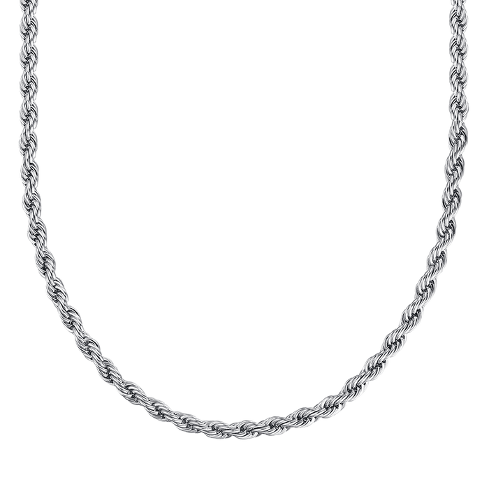 UNISEX STEEL NECKLACE 6 MM