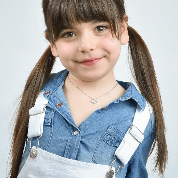 COLLANA BAMBINA IN ACCIAIO CON UNICORNO