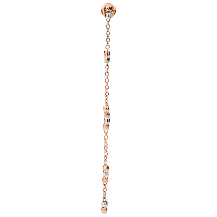 Boucle d'oreille mini grain pendante