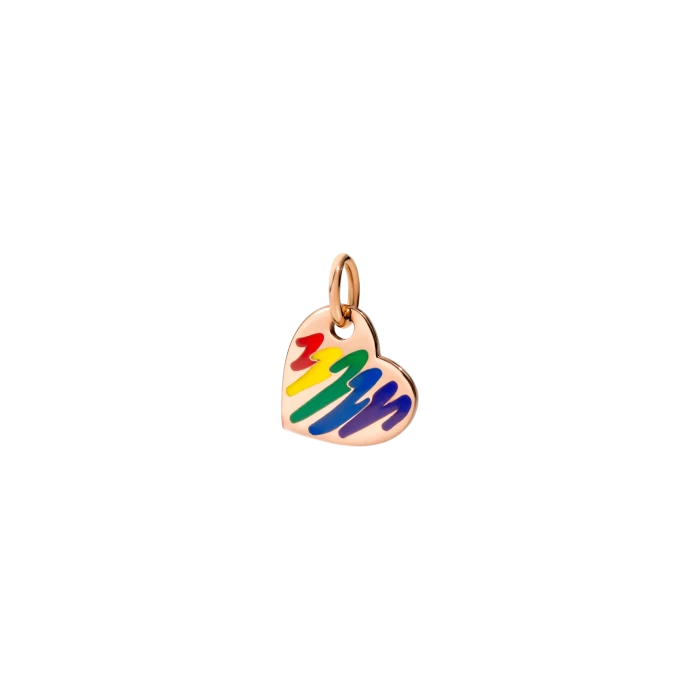 Ciondolo Cuore Arcobaleno