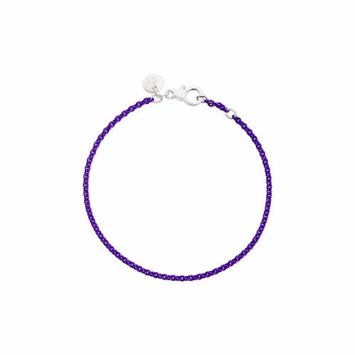 BRACCIALE IN ARGENTO VIOLA
