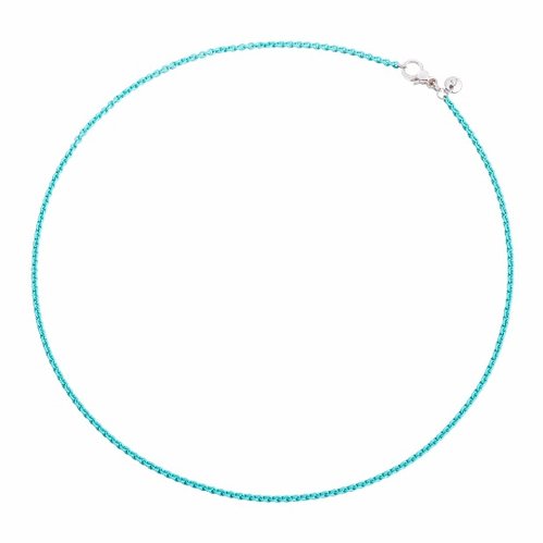 GIROCOLLO IN ARGENTO TURCHESE