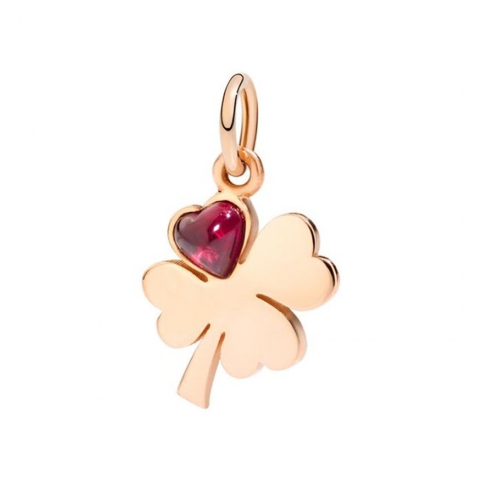 QUADRIFOGLIO CON FOGLIA A CUORE