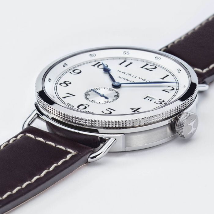 Khaki Navy Pioneer Small Second Auto