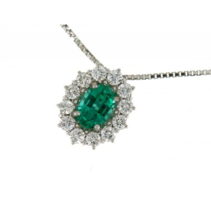 EMERALD AND BR CHOKER